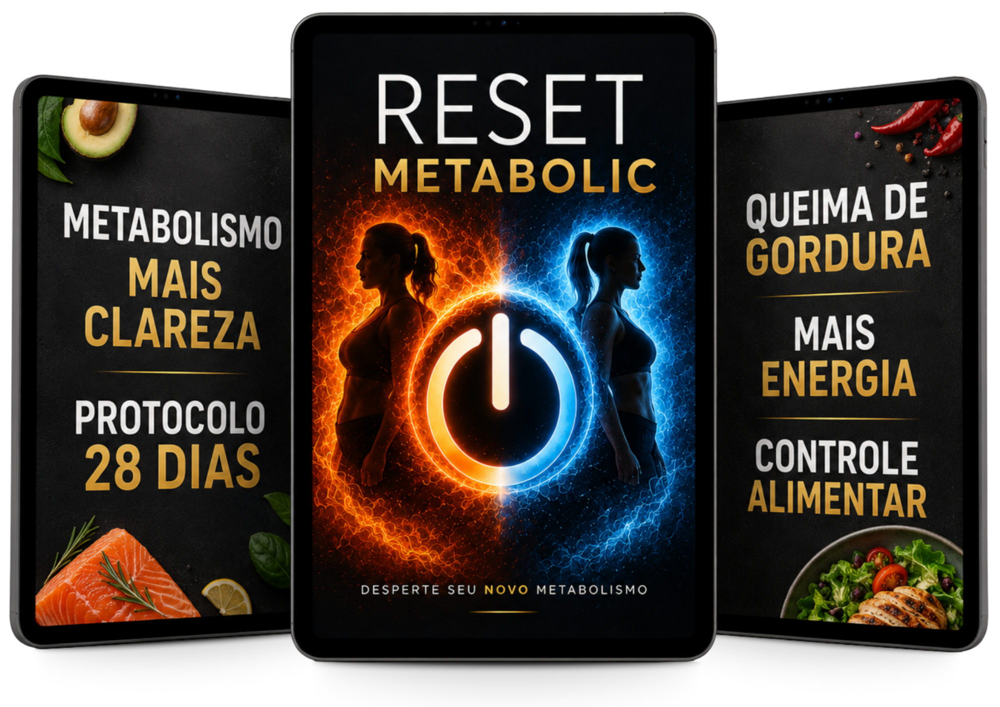 Mockup do Reset Metabolic